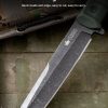 详情-13 SS159 Crown (Black Blade/Blade)Short Fixed Blade Knife G10 Handle Nylon cloth knife cover