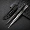 详情-2 DE031Tea needle breaking ice cone Double-edged Knife All steel handle K Scabbard