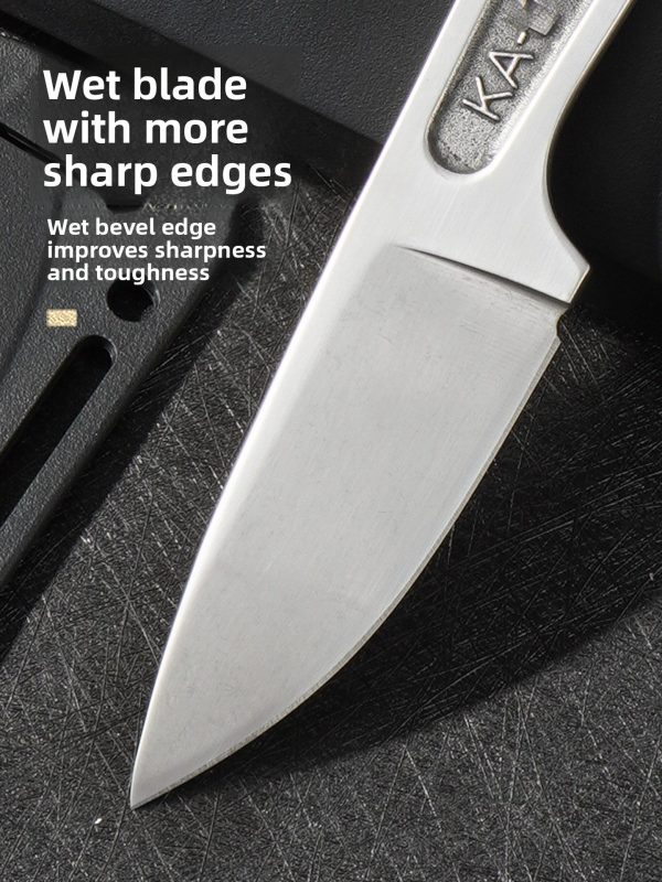 详情-2 SS158 KA-BAR 1119 all steel small straight Short Fixed Blade Knife All steel knife K Scabbard