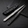 详情-3 DE031Tea needle breaking ice cone Double-edged Knife All steel handle K Scabbard