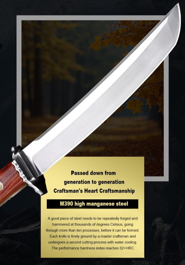 详情-3 KT034 Yoshino Samurai KATANA Wooden Handle Wooden knife set