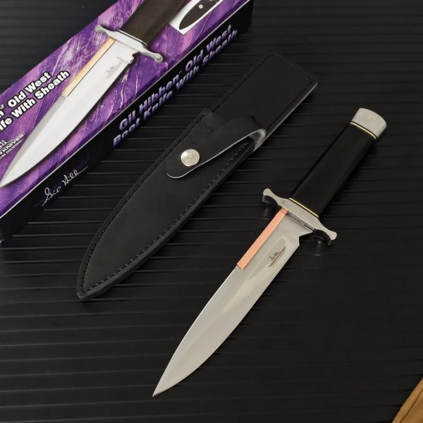 详情-4 SS160 Small toothpick/Old Western boot knife Short Fixed Blade Knife Wooden Handle Leather Sheath