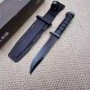 详情-4 SS168 Kaba 1282 (full blade/half tooth)Short Fixed Blade Knife G10 Handle K Scabbard