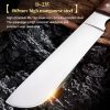 详情-4 LS096 troubleshooting Long Fixed Blade Knife Wooden Handle Leather Sheath