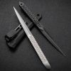 详情-5 DE031Tea needle breaking ice cone Double-edged Knife All steel handle K Scabbard