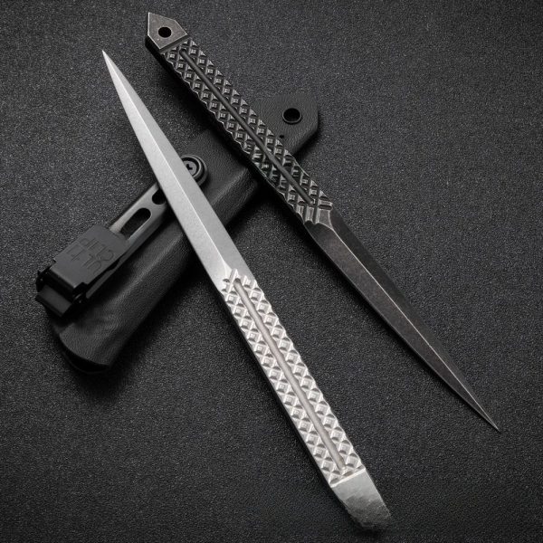 详情-5 DE031Tea needle breaking ice cone Double-edged Knife All steel handle K Scabbard