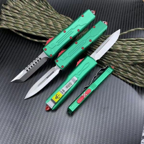 2025060482504193 ZC017 Microtech UT85 Bounty Hunter Medium OTF Knife aluminum alloy handle
