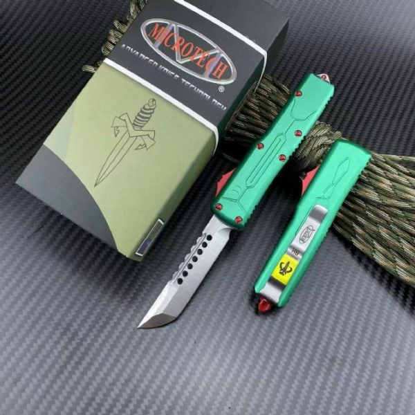 2025060482515329 ZC017 Microtech UT85 Bounty Hunter Medium OTF Knife aluminum alloy handle