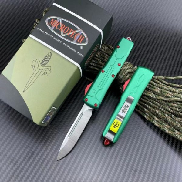 2025060482530953 ZC017 Microtech UT85 Bounty Hunter Medium OTF Knife aluminum alloy handle