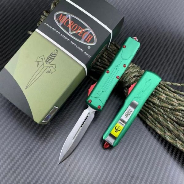 2025060482537353 ZC017 Microtech UT85 Bounty Hunter Medium OTF Knife aluminum alloy handle