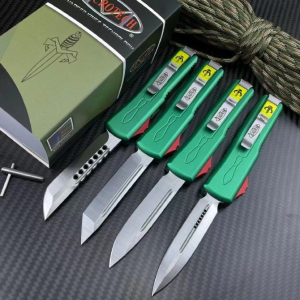 2025060482556169 ZC017 Microtech UT85 Bounty Hunter Medium OTF Knife aluminum alloy handle