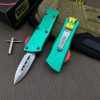 2025060485494297 ZC016 Micro Tech Bounty Hunter Mini Dragon OTF Knife aluminum alloy handle