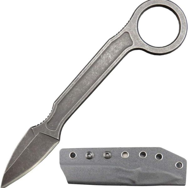 SS139 C1134 Short Fixed Blade Knife All steel K Scabbard