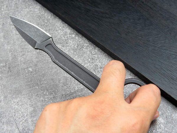 SS139 C1134 Short Fixed Blade Knife All steel K Scabbard