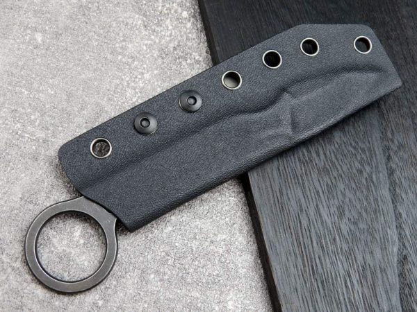 SS139 C1134 Short Fixed Blade Knife All steel K Scabbard