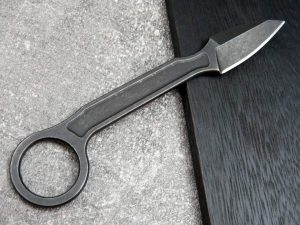 SS139 C1134 Short Fixed Blade Knife All steel K Scabbard