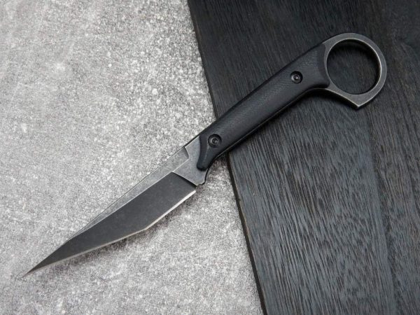 blk13125 (6) SS137 C1140(绿/黑/银)Short Fixed Blade Knife G10 Handle K Scabbard