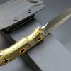 gre15254 (2) SS141EF139 (black/green)Short Fixed Blade Knife G10 Handle K Scabbard