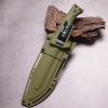主图-2 SS151Miller M32/M33 (black/green)Short Fixed Blade Knife G10 Handle K Scabbard