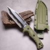 主图-4 SS151Miller M32/M33 (black/green)Short Fixed Blade Knife G10 Handle K Scabbard