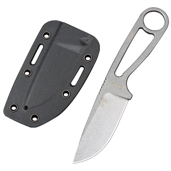 主图-6 SS143 Ant Little Straight Short Fixed Blade Knife All steel K Scabbard