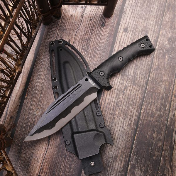 主图-8 SS151Miller M32/M33 (black/green)Short Fixed Blade Knife G10 Handle K Scabbard