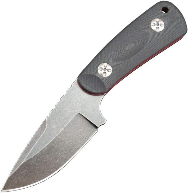 详情-1 SS142 EF121 (Black/Desert) Short Fixed Blade Knife G10 Handle K Scabbard