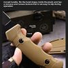 SS150 A4 multifunctional knife (black/desert)Short Fixed Blade Knife G10 Handle K Scabbard