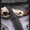 SS149 A3 multifunctional knife (black/green) Short Fixed Blade Knife G10 Handle K Scabbard