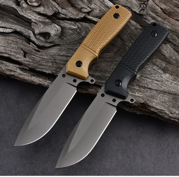 详情-15 SS145 A1 Multi functional Knife (Black/Desert)Short Fixed Blade Knife G10 Handle K Scabbard