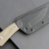 详情-16 SS142 EF121 (Black/Desert) Short Fixed Blade Knife G10 Handle K Scabbard