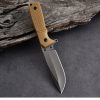详情-17 SS145 A1 Multi functional Knife (Black/Desert)Short Fixed Blade Knife G10 Handle K Scabbard