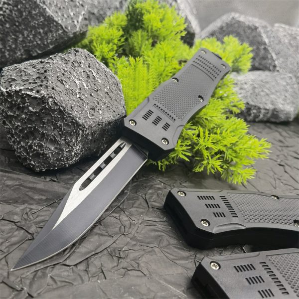 详情-2 ZC014 Micro technology injured tooth dragon OTF Knife aluminum alloy handle