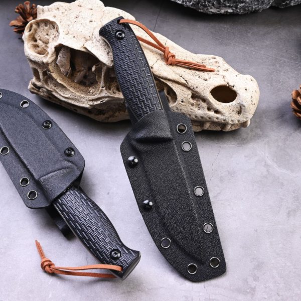 详情-7 SS152 07 Little Boer Short Fixed Blade Knife G10 Handle K Scabbard