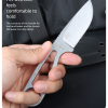 详情-8 SS143 Ant Little Straight Short Fixed Blade Knife All steel K Scabbard