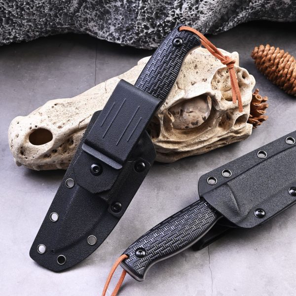 详情-8 SS152 07 Little Boer Short Fixed Blade Knife G10 Handle K Scabbard