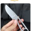 详情-9 SS143 Ant Little Straight Short Fixed Blade Knife All steel K Scabbard