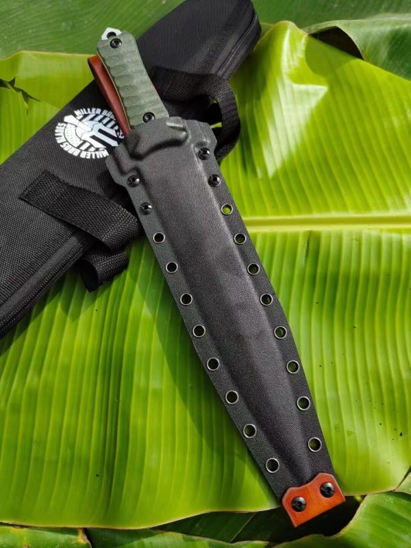 08bca35c50454346 DE007 Miller Polaris Double Edges G10 Handle K Scabbard