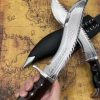 GT013 Nepalese dragon scales Curved Knife Wooden Handle K Scabbard