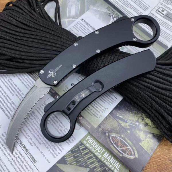 ZC010 Micro technology Eagle Claw Straight Jump OTF Knife aluminum alloy handle