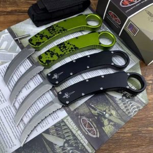 2024101380967529 ZC010 Micro technology Eagle Claw Straight Jump OTF Knife aluminum alloy handle