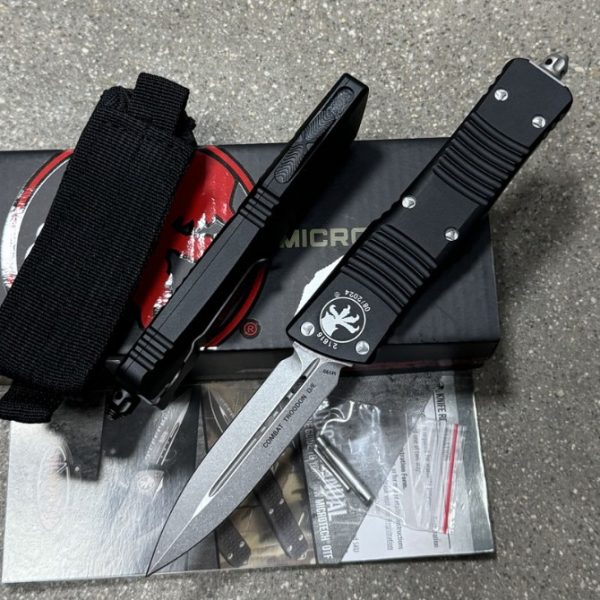 2024102283139961 ZC008 Microtech Micro Technology Shattered Dragon - High end Version OTF Knife G10 Handle