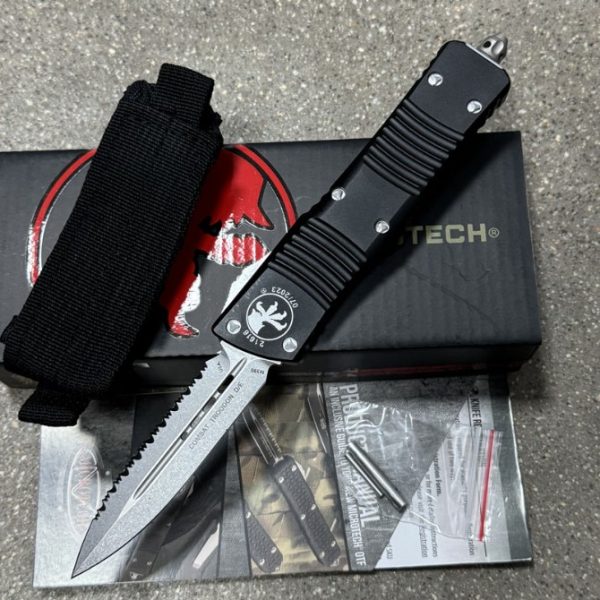 2024102283162321 ZC008 Microtech Micro Technology Shattered Dragon - High end Version OTF Knife G10 Handle