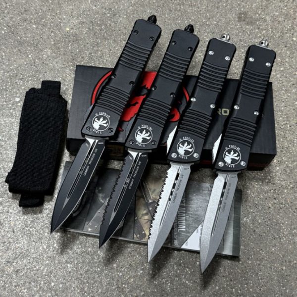 2024102283191961 ZC008 Microtech Micro Technology Shattered Dragon - High end Version OTF Knife G10 Handle
