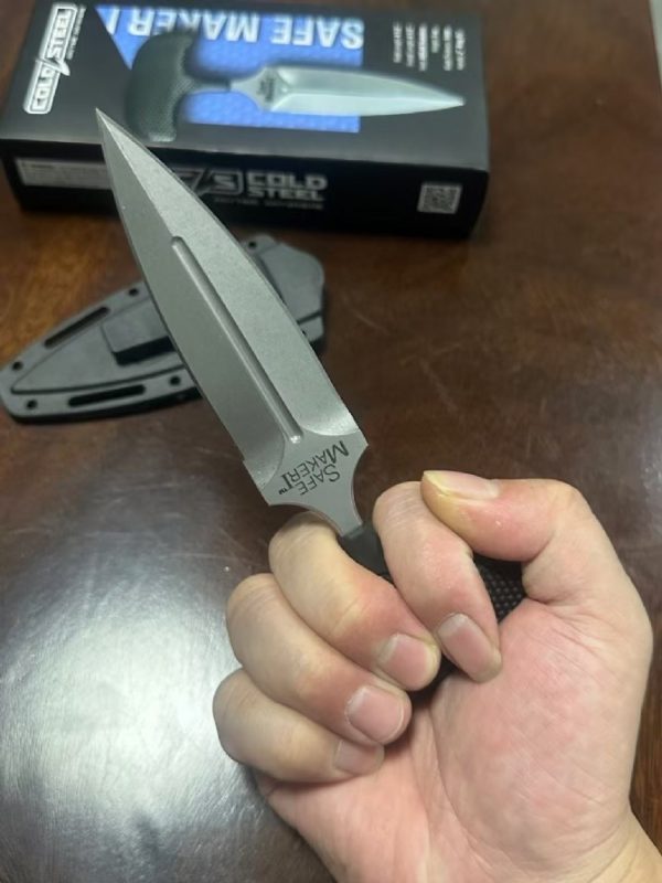 2024111501254767 SC006 Cold Steel 12DBST Safety Guard Tactical Hand Spike Push Dagger G10 Handle K Scabbard