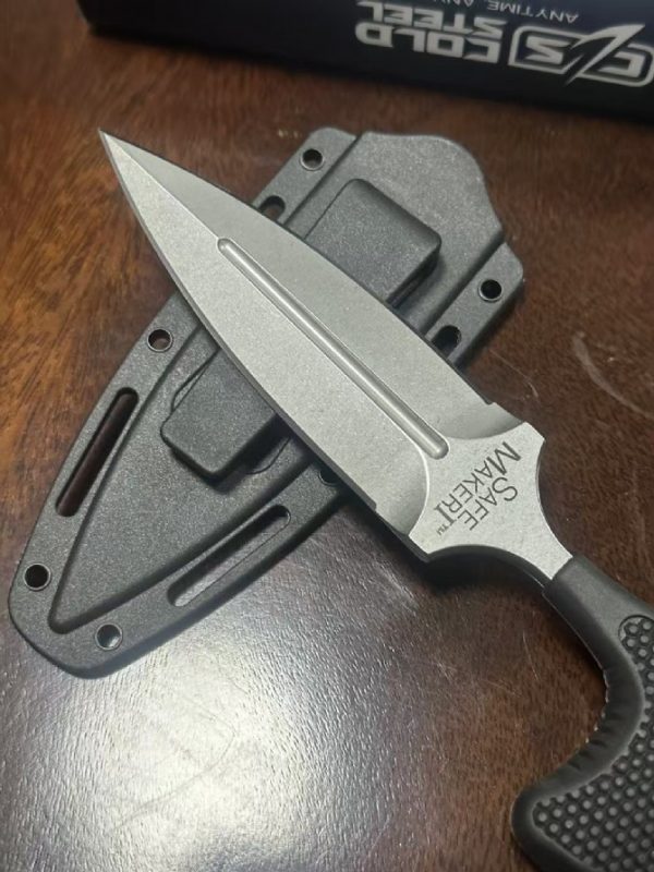 2024111501276501 SC006 Cold Steel 12DBST Safety Guard Tactical Hand Spike Push Dagger G10 Handle K Scabbard