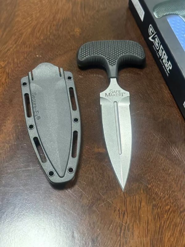 2024111501289736 SC006 Cold Steel 12DBST Safety Guard Tactical Hand Spike Push Dagger G10 Handle K Scabbard