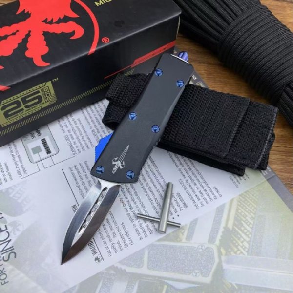 2024122502723763 ZC005 Micro Tech Mini Dragon (Mirror brushed version) OTF Knife aluminum alloy handle