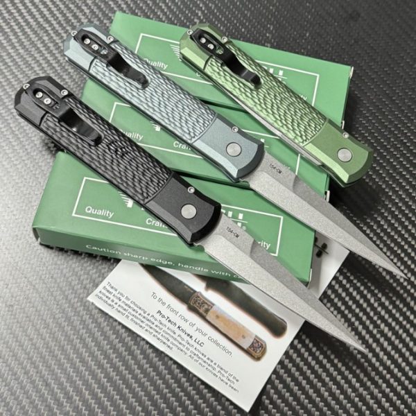 2024122983900409 ZC003 PROTECH Ultra Tech 924 "Godfather" Side Jumping Knife OTF Knife aluminum alloy handle