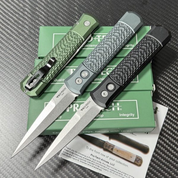 2024122983907457 ZC003 PROTECH Ultra Tech 924 "Godfather" Side Jumping Knife OTF Knife aluminum alloy handle